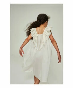 Deals 🤩 Wren Nightgown Blanc/&Eacute;cru Faune Fashion Children 🎉 -Outlet Kids' Fashion Store wren nightgown blanc eacute cru faune fashion children 4