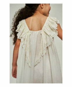 Deals 🤩 Wren Nightgown Blanc/&Eacute;cru Faune Fashion Children 🎉 -Outlet Kids' Fashion Store wren nightgown blanc eacute cru faune fashion children 6