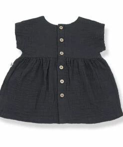 Cheapest 💯 Xenia Double Cotton Muslin 👗 Dress Carbon 1+ in the family Fashion Baby, Children ✔️ -Outlet Kids' Fashion Store xenia double cotton muslin dress carbon 1 in the family fashion baby children 2