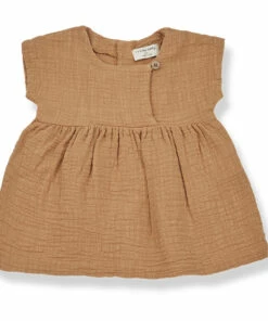 Best deal 🔔 Xenia Double Cotton Muslin 👗 Dress Chocolate 1+ in the family Fashion Baby, Children 🔥