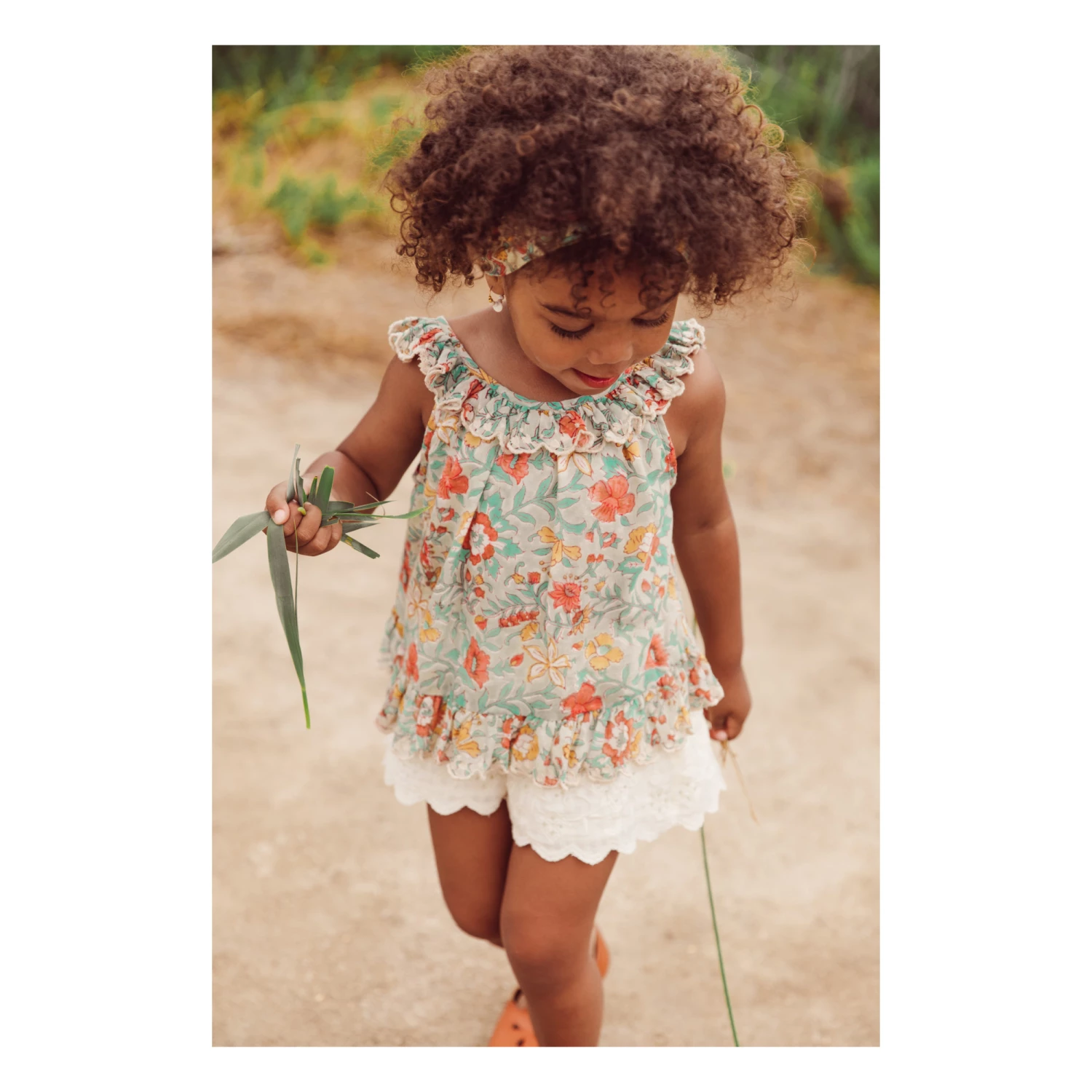 Brand new ๐ Zelie Organic Cotton Top Green water Louise Misha Fashion Teen, Children ๐ฅ 3 Brand new ๐ Zelie Organic Cotton Top Green water Louise Misha Fashion Teen, Children ๐ฅ - Image 3