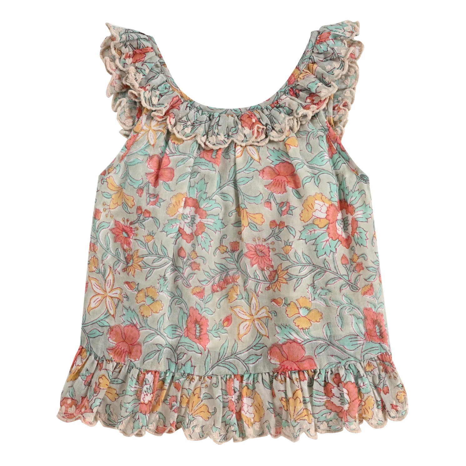 Brand new ๐ Zelie Organic Cotton Top Green water Louise Misha Fashion Teen, Children ๐ฅ 1 Brand new ๐ Zelie Organic Cotton Top Green water Louise Misha Fashion Teen, Children ๐ฅ