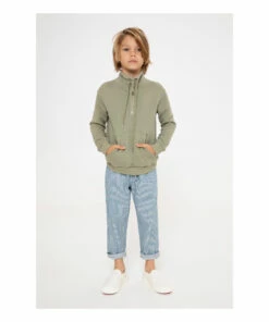 Discount ๐ Zip Neck Sweatshirt Olive green Simple Kids Fashion Teen, Children ๐ 5 Discount ๐ Zip Neck Sweatshirt Olive green Simple Kids Fashion Teen, Children ๐ -Outlet Kids' Fashion Store zip neck sweatshirt olive green simple kids fashion teen children 2