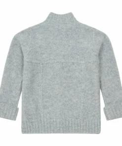 Brand new 👏 Zip-Up Cashmere Cardigan Heather grey Bonpoint Fashion Teen, Children ✔️ -Outlet Kids' Fashion Store zip up cashmere cardigan heather grey bonpoint fashion teen children 2